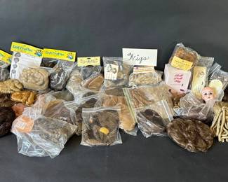 Massive Lot of 40 Doll Wigs NWT, NWOT, Opened See images