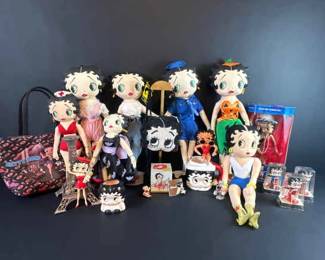 Vintage Collectible Betty Boop Dolls, Figurines, and Accessories