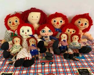 Raggedy Ann Andy Doll Assorted Sizes Styles