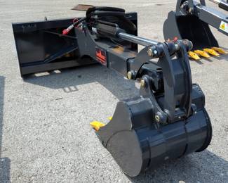 2025 Landhonor BH-12-72D Big Arm Backhoe for Skidsteer, Unused 