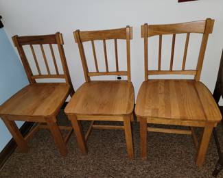 solid wood chairs