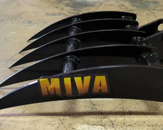 2025 MIVA Excavator Rake Attachment, Unused