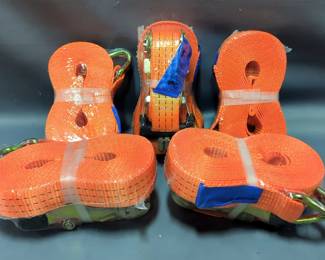 2025 SKLP 1.5" Ratchet Straps, Qty 5, Unused 