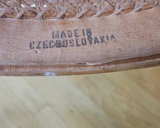 Chair made in Czechoslovakia