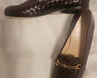 Cole Haan 8B Buckle Flats Brown