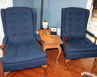 Pair of Wingback Chairs

