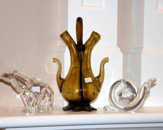 MCM Glass Cruet, Glass Sculptures


