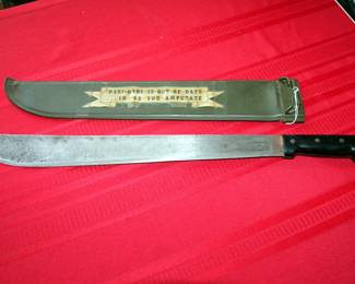 18” WWII Rogers Machete

