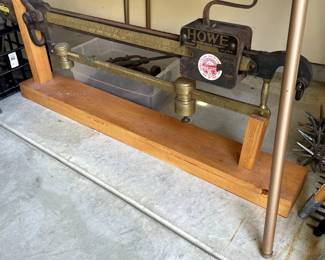 Rare Antique Howe Elevator Scale