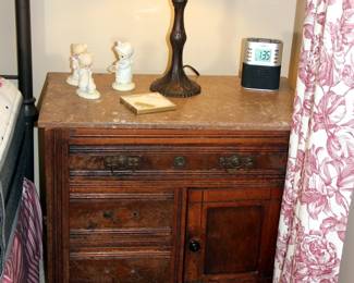 Marble Top Cabinet