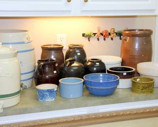 Crocks, Water Coolers, Stoneware

