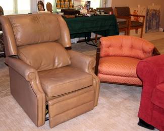 Ethan Allen Leather Recliner

