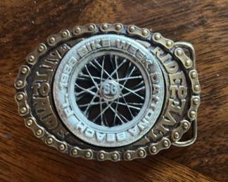 1986 Bike Week Belt Buckle