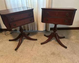AS IS Duncan Phyfe Style Mahogany End Table