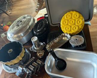 Stainless steel and metal pans