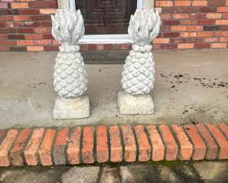 Concrete Pineapple Statues