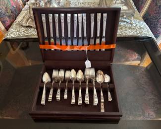 Community coronation flatware, 56 PCS