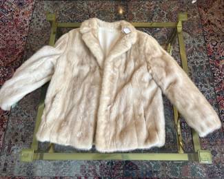 Tourmaline mink jacket