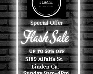 Black Glow flash sale flyer
