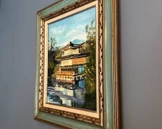 Framed Oriental Painting