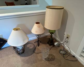 Porcelain Lamps, Glass Lamps, Desk Lamps