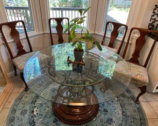 Kitchen Table Set w/ Five Chairs (One Not Pictured)