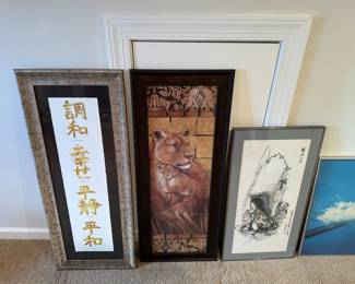 Framed Wall Art, Oriental Wall Art