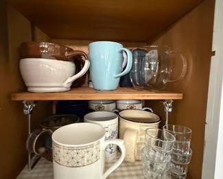 Mugs, Glassware