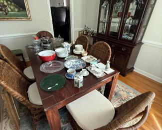 Dining Room Set - Table, Chairs, Hutch