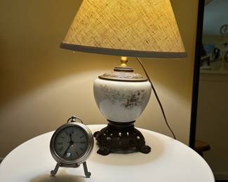 Oriental Lamp, Vintage-Style Clock