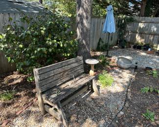 Outdoor Bench, Umbrella, etc