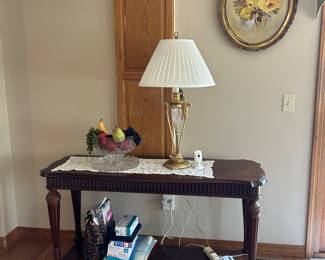 Sofa table.