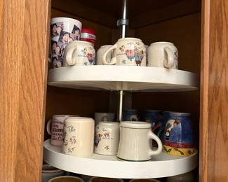 Coffee mugs.