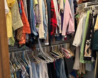 Women’s clothing and shoes.