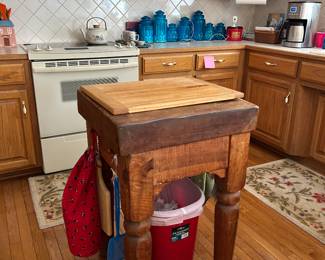 Butcher block.