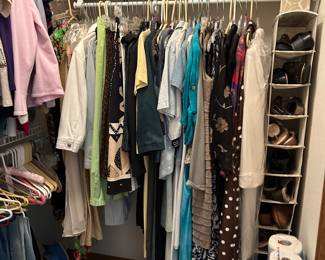 Women’s clothing and shoes.