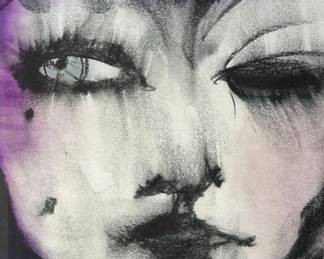 Caitlin Dinkins For Zoe Bios Creative, "Purple Haze", Lithograph On Paper
