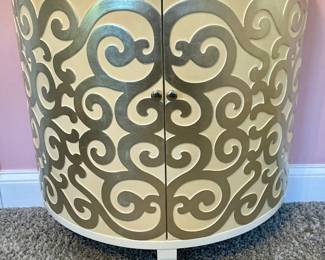 Demilune Console Cabinet