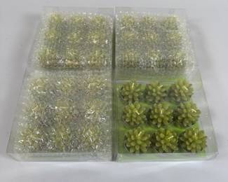 Group Of 36 Succulent Form Candles
