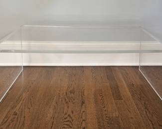 Lucite Waterfall Table