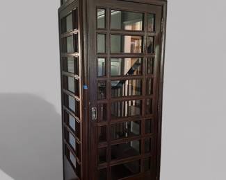 Full Scale Replica Of A Wooden British Telephone Booth