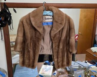 Godchauxs mink stole. Only $100