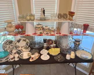 GORGEOUS GLASSWARE & CHINA