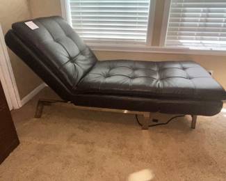 MODERN BLACK CHAISE