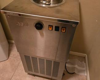 COMMERCIAL "MUSSO" STAINLESS STEEL 3 qt. ICE CREAM MAKER FROM ITALY