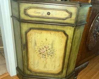 PAINTED CORNER CABINET