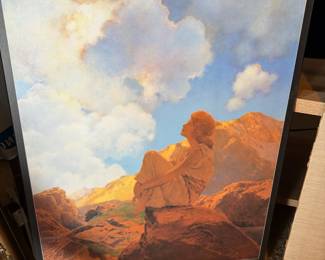 Art Print "Morning Spring" by Maxfield Parrish