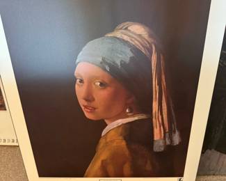Art Print "Girl with Pearl Earring" by Johannes Vermeer