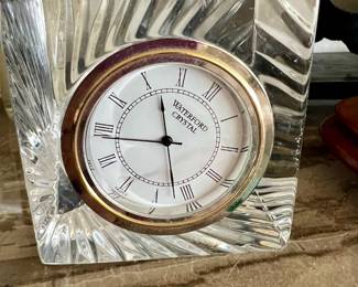 Waterford Crystal Meridian Desk Clock