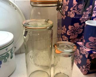 Weck Glass Canisters